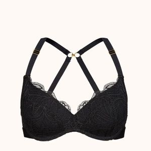 New Lively No-Wire Push-Up Bra(36B) and Bonus matching Thong(S) in Black